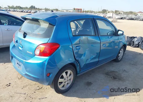 2015 Mitsubishi Mirage Es from USA, damaged, VIN ML32A4HJ0FH011197